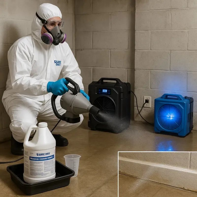 Sanitization and Odor Removal process in Putney, GA